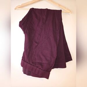 Anne Klein Burgundy Pull-On Pants